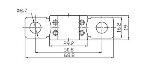 MEGA Streifensicherungen 32V, 5 St³ck